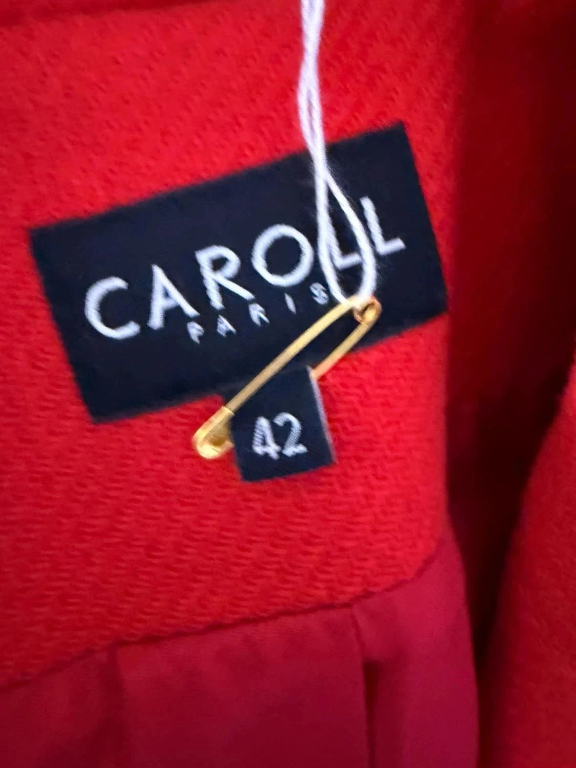 Abrigo mujer Caroll talla 42 súper estado – photo 6